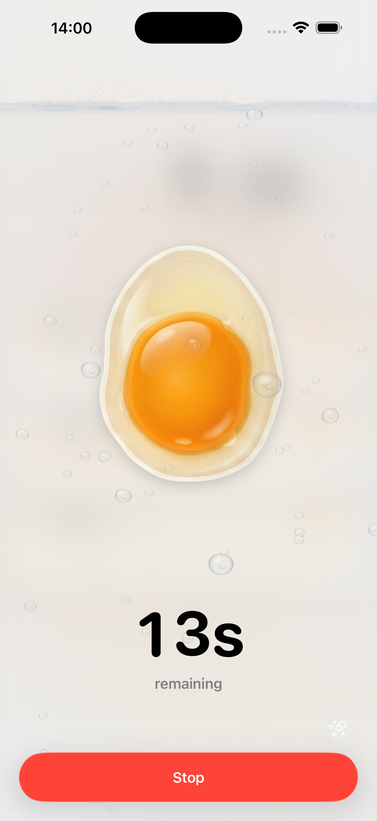 Live cooking animation